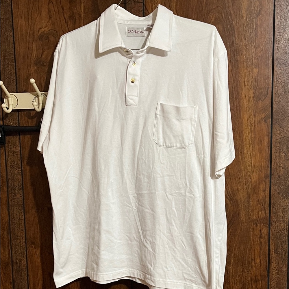 White Polo Shirt for Men